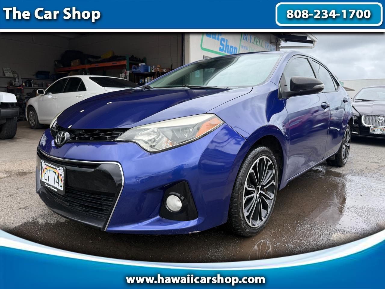 Toyota Corolla S Premium 4D Sedan 2016