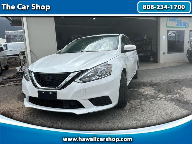 White 2019 Nissan Sentra Sedan Front-Wheel Drive