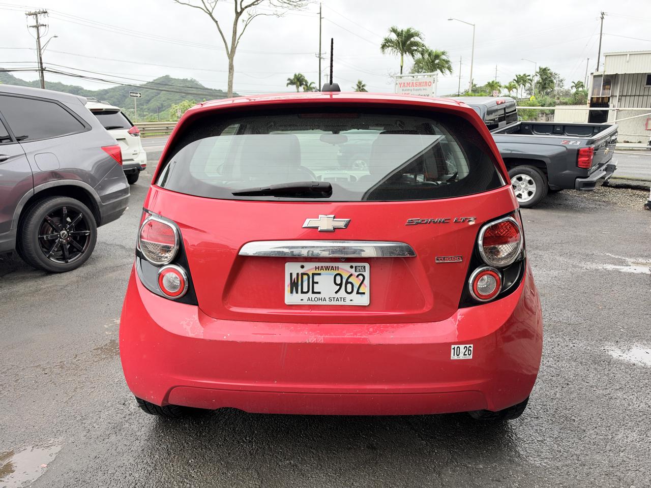 Chevrolet Sonic LTZ Auto 5-Door 2016