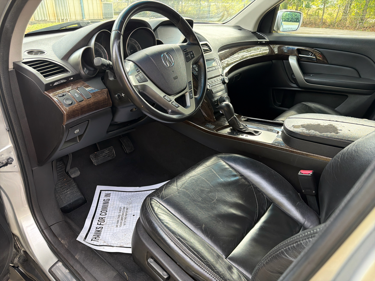 Acura MDX 6-Spd AT w/Tech Package 2012