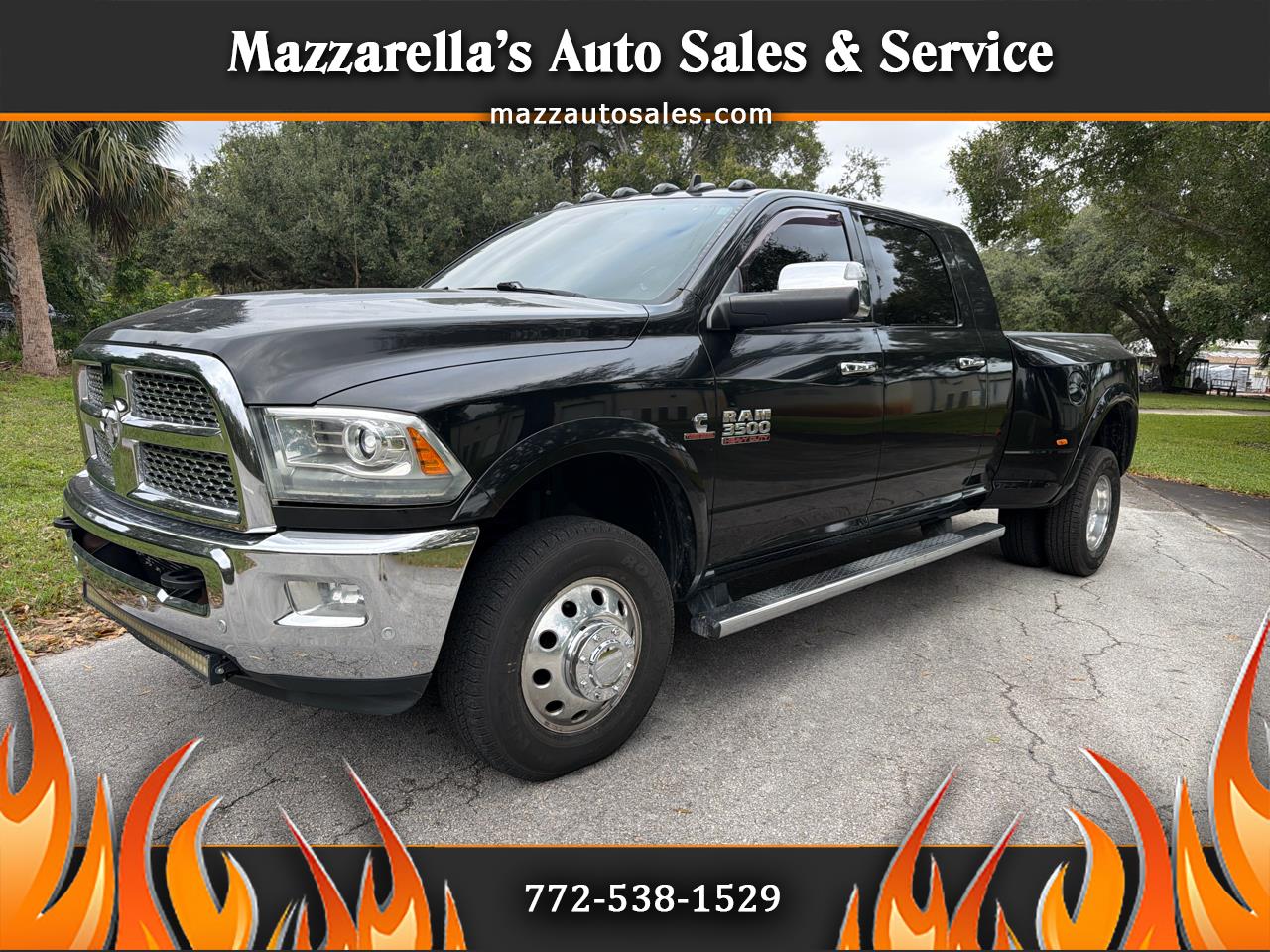 2017 RAM 3500 Laramie 4x4 Mega Cab 6'4" Box
