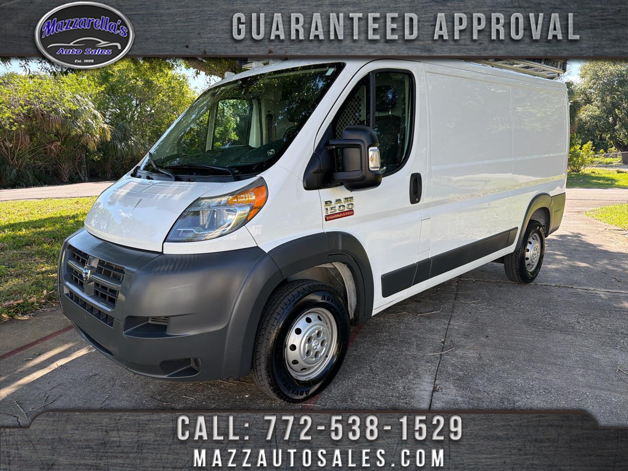 2015 RAM ProMaster Cargo Van 1500 Low Roof 136" WB
