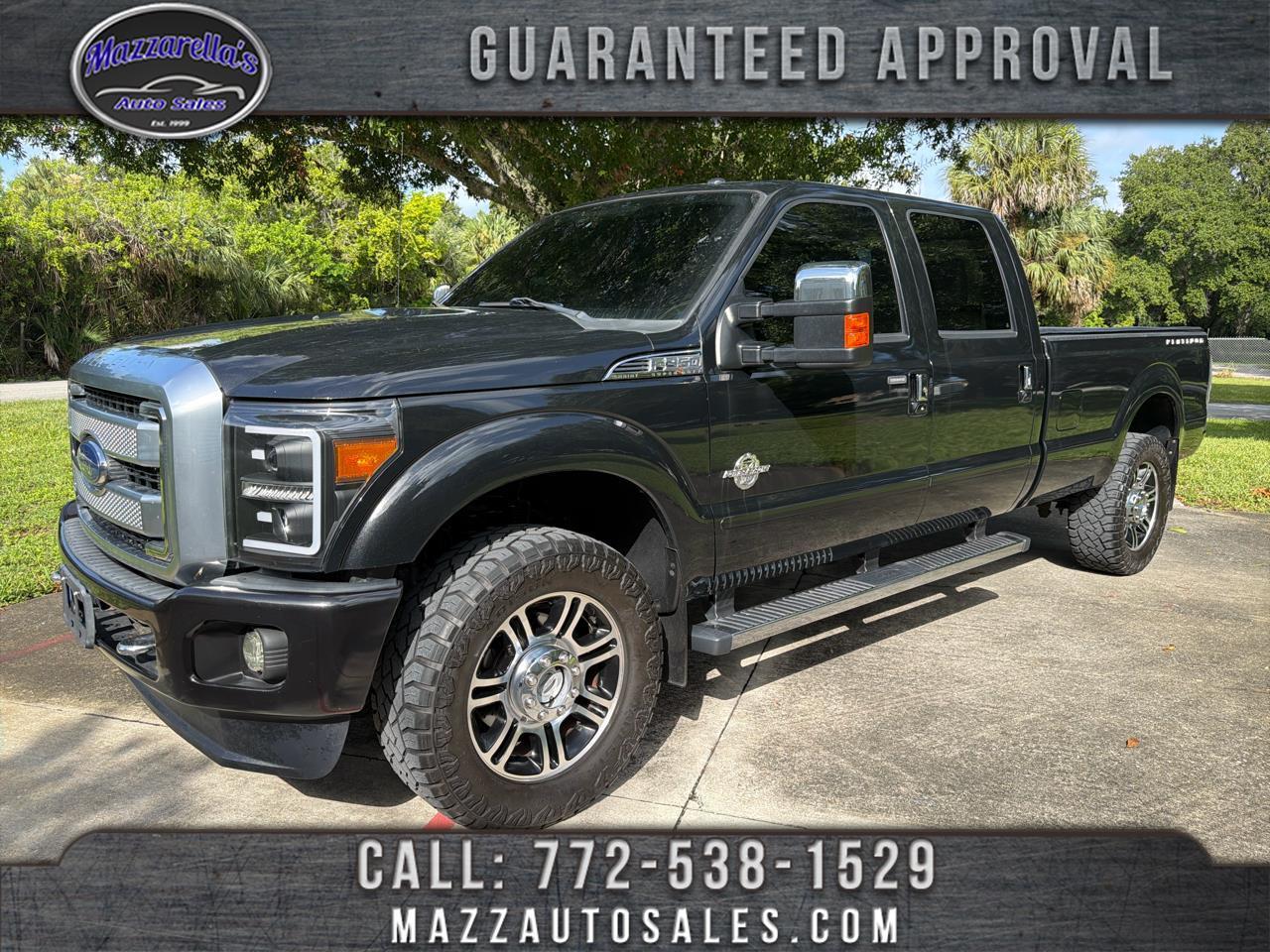 2014 Ford Super Duty F-350 SRW 4WD Crew Cab 156" Platinum