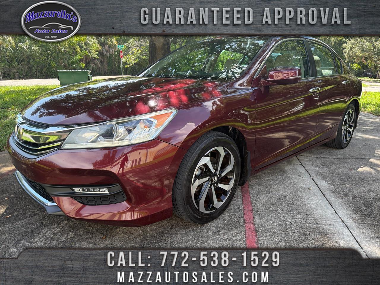 2016 Honda Accord Sedan 4dr I4 CVT EX-L w/Navi & Honda Sensing