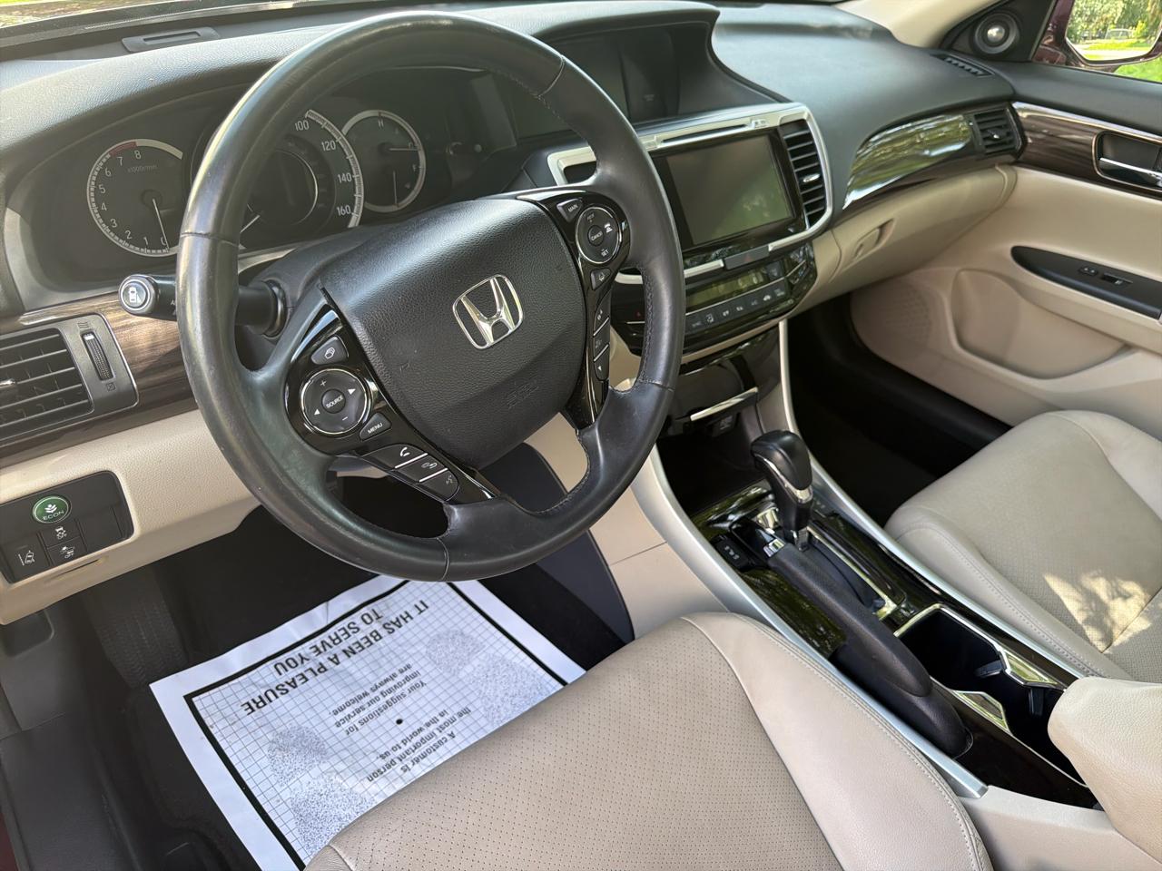Honda Accord Sedan 4dr I4 CVT EX-L w/Navi & Honda Sensing 2016