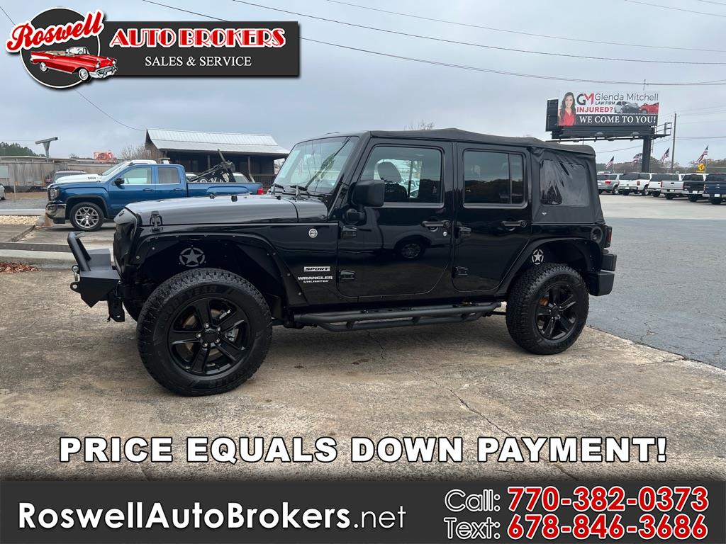 2016 Jeep Wrangler Unlimited Sport 4WD