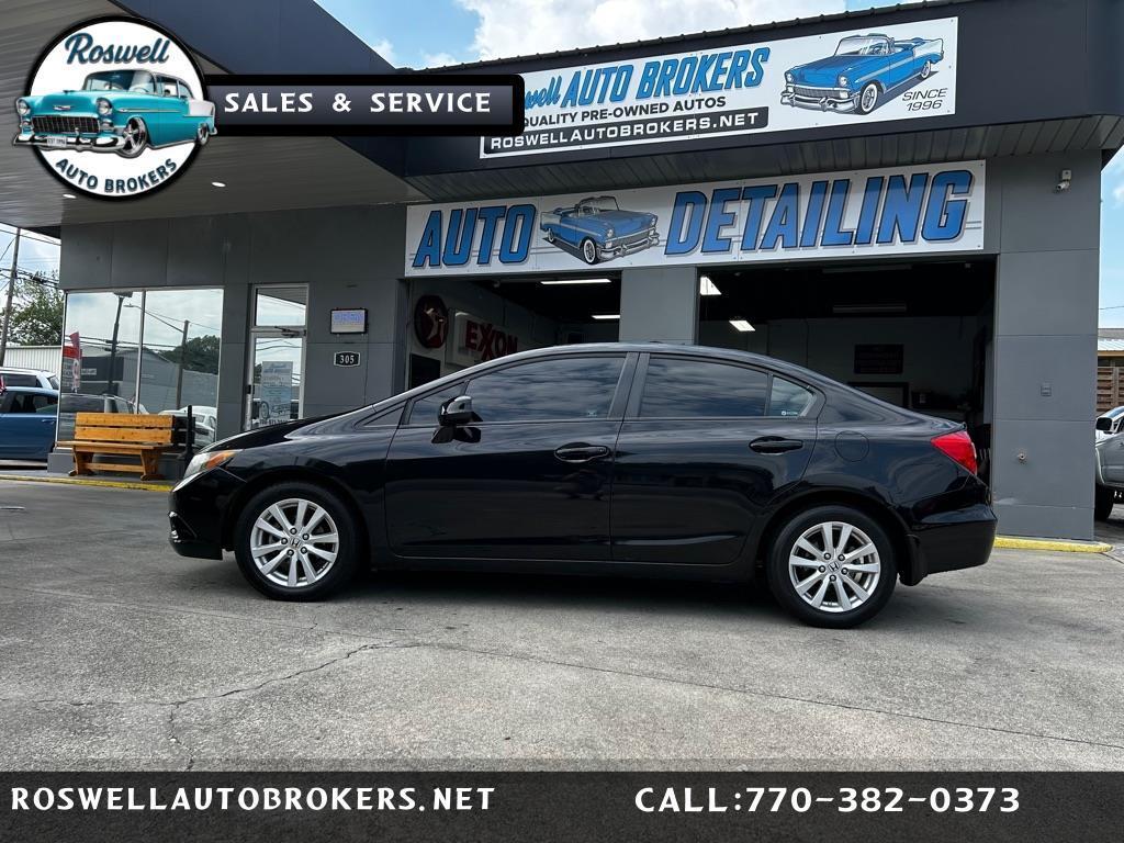 Honda Civic EX Sedan 5-Speed AT 2012