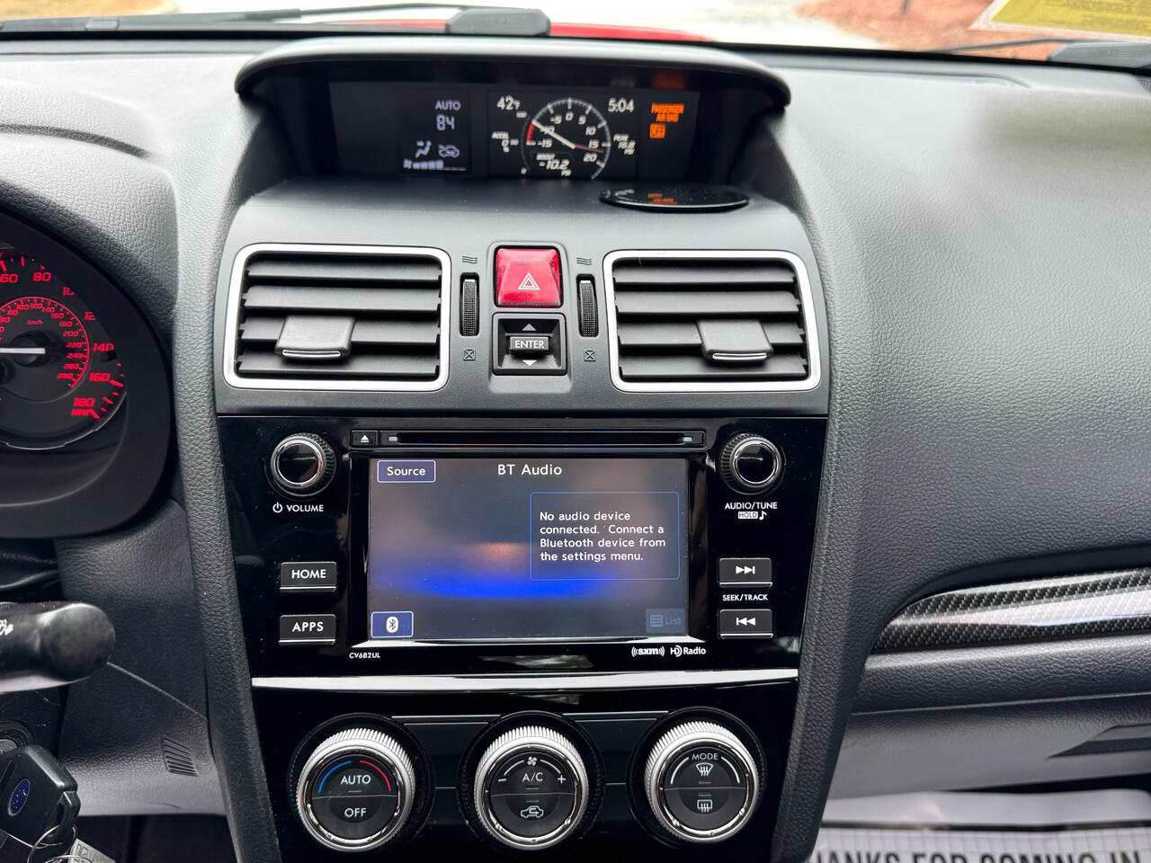 Subaru WRX Premium CVT 2017