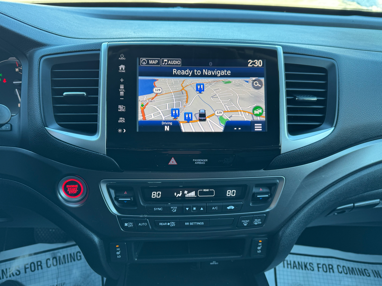 Honda Ridgeline RTL-T 4x4 Crew Cab 5.3' Bed 2017