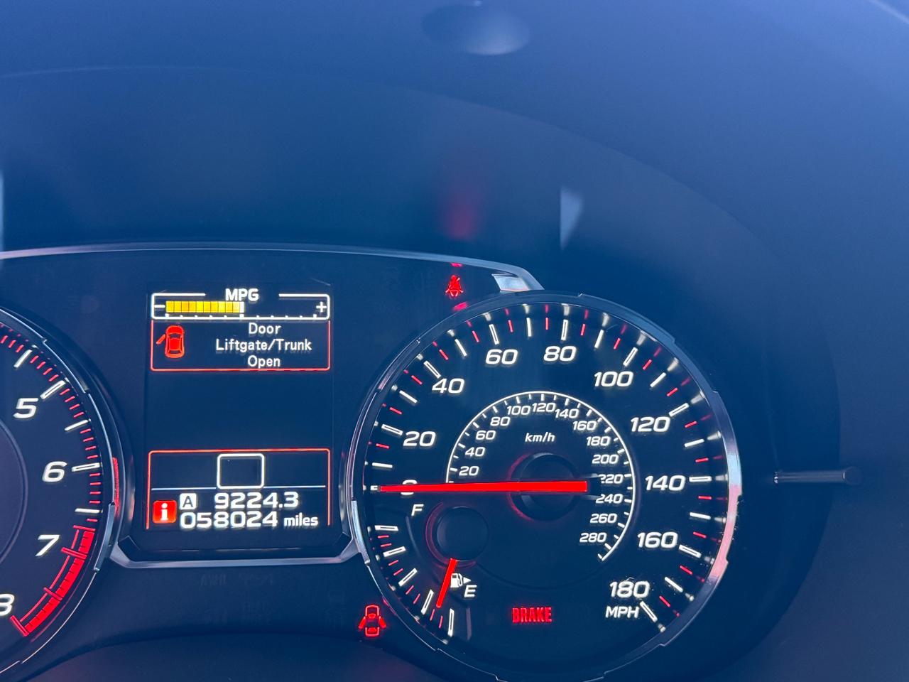 Subaru WRX Premium Manual 2019