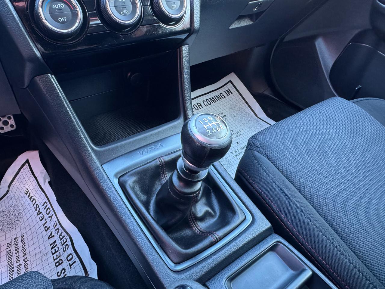 Subaru WRX Premium Manual 2019