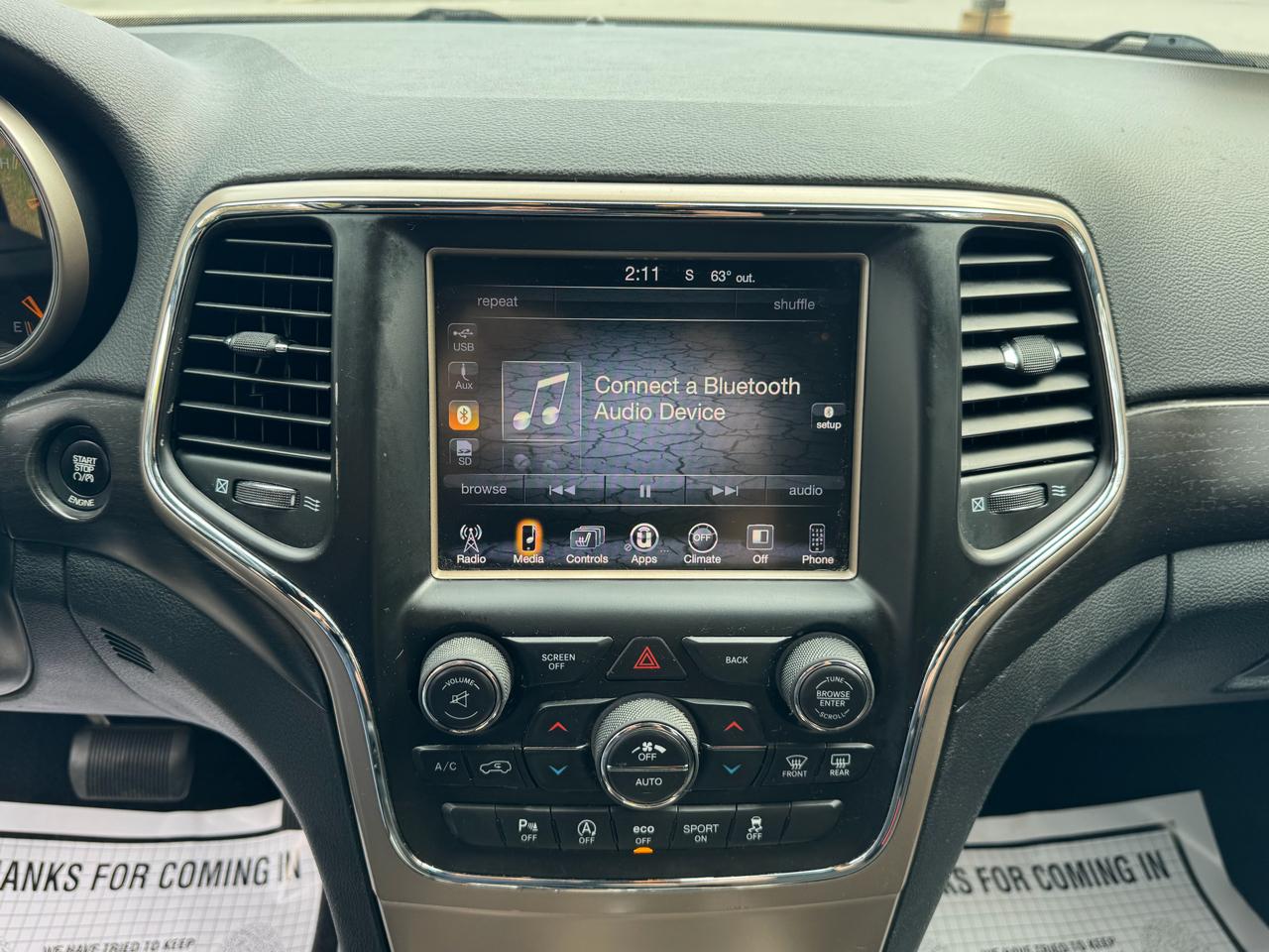 Jeep Grand Cherokee 4WD 4dr Laredo 2016