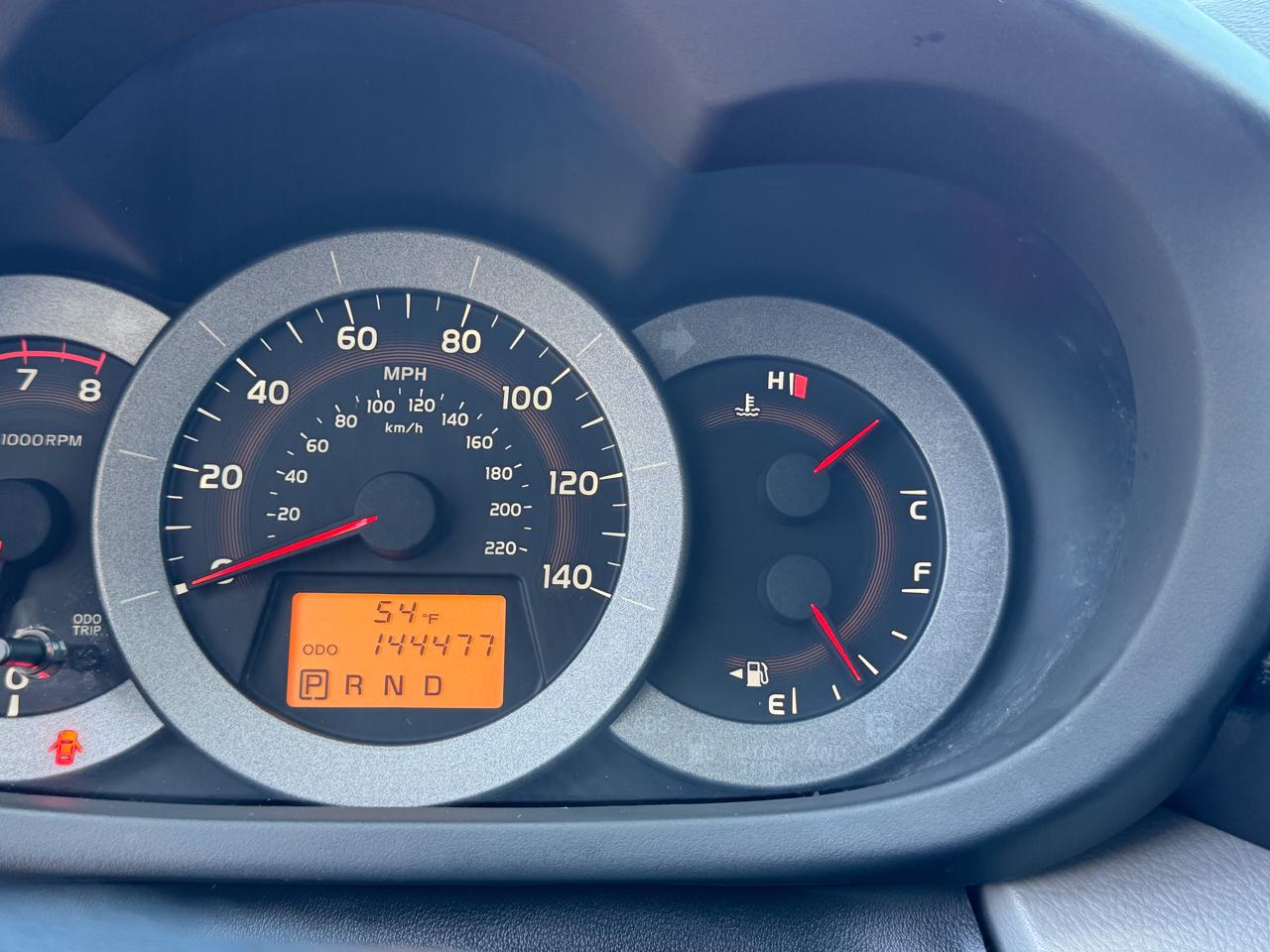 Toyota RAV4 4WD 4dr 4-cyl 4-Spd AT (Natl) 2009