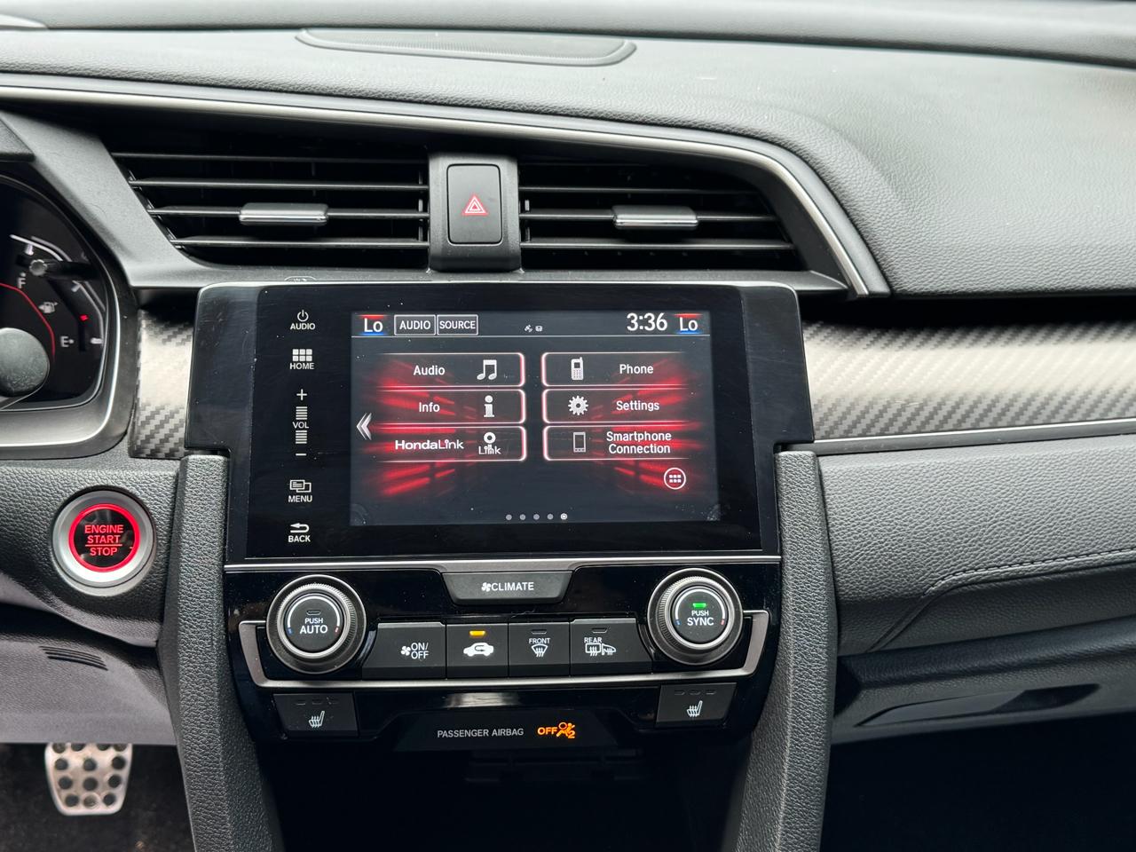 Honda Civic Sedan Si Manual 2017