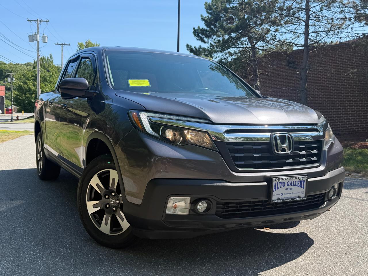 Gray 2019 Honda Ridgeline Pickup Truck All-Wheel Drive Automatic