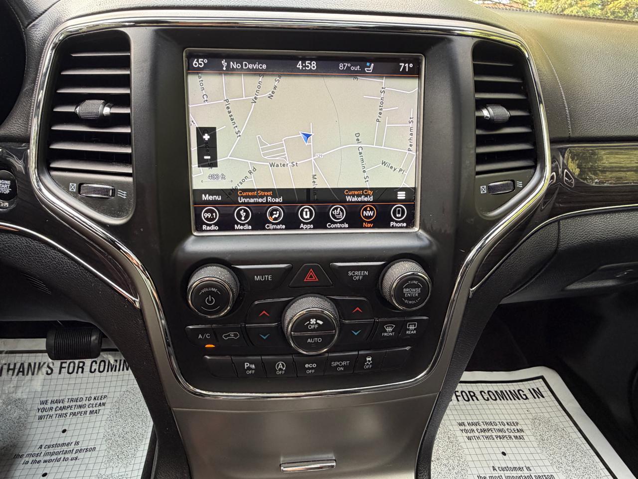 Jeep Grand Cherokee Overland 4x4 2018