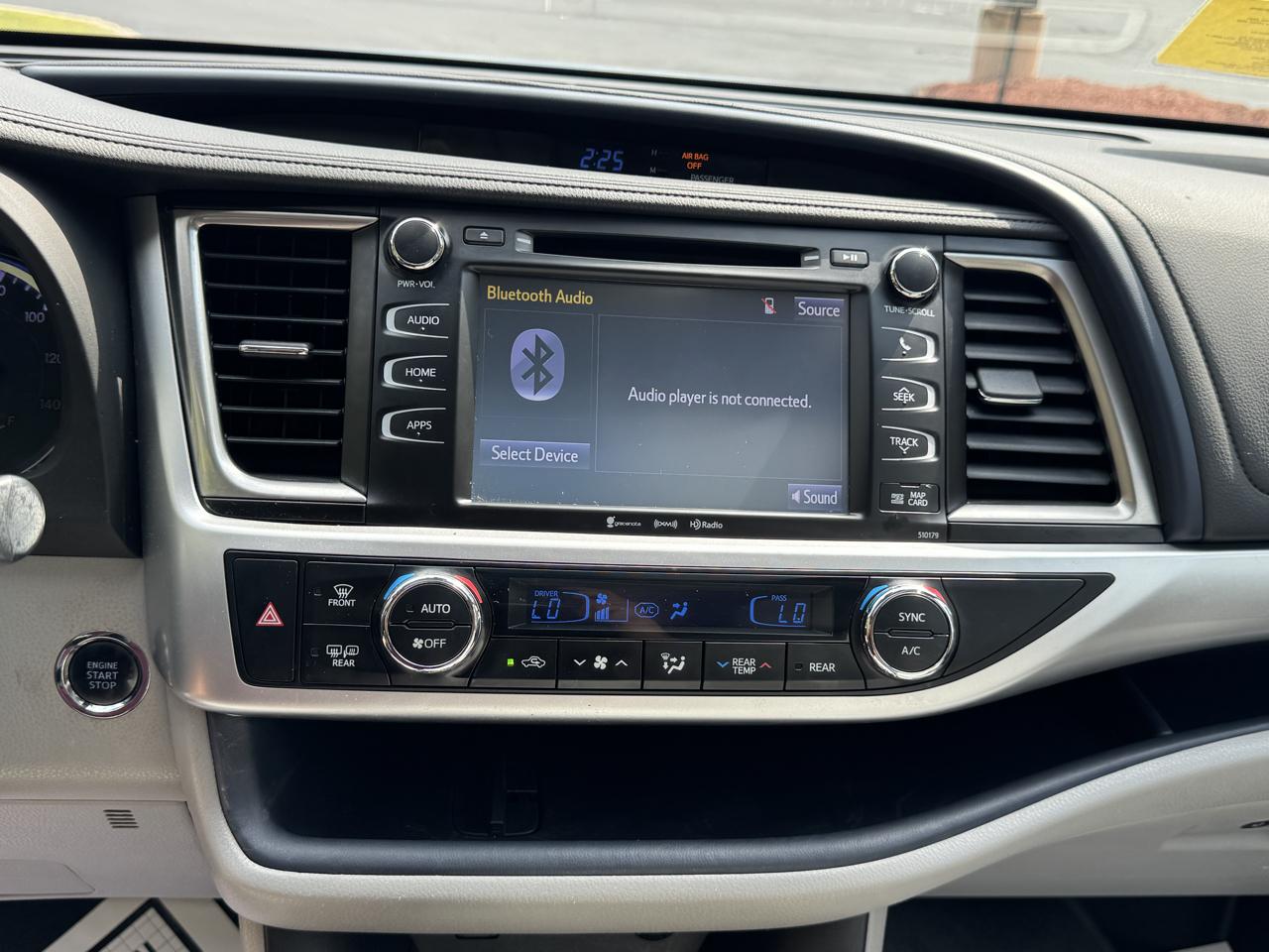 Toyota Highlander XLE V6 AWD (Natl) 2018
