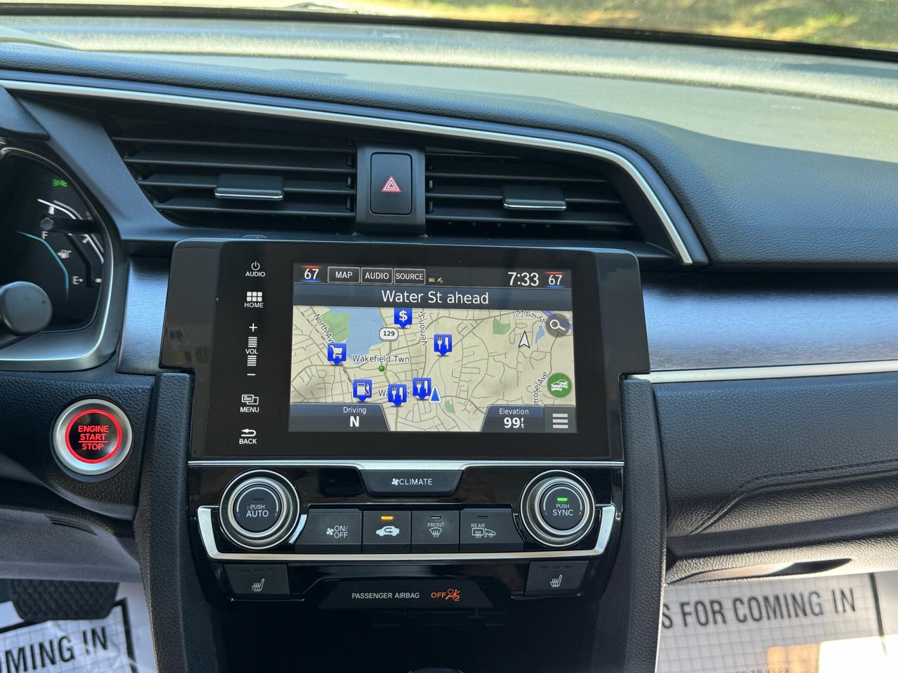 Honda Civic Sedan 4dr CVT EX-L w/Navi 2016