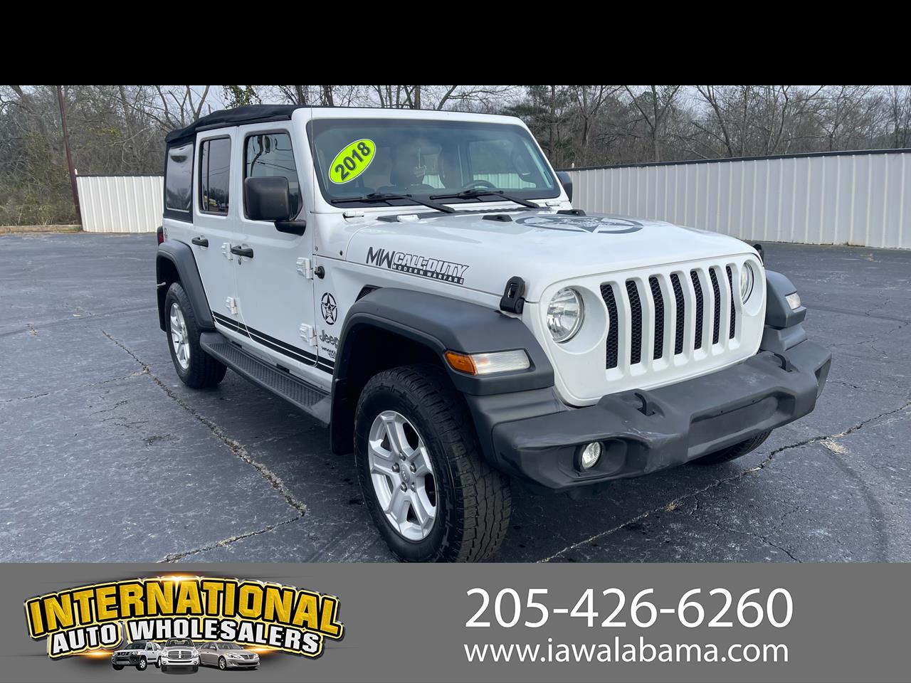 2018 Jeep Wrangler Unlimited Sport