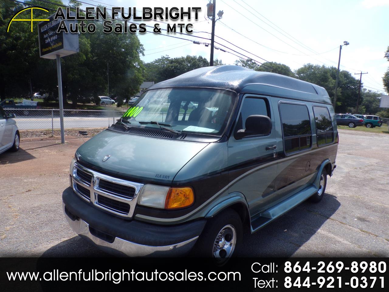 Used 1998 Dodge Ram Van 1500 SWB for Sale in Greenville SC 29611 Allen