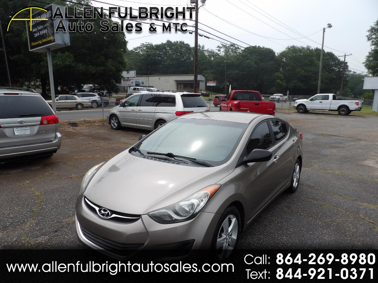 Used 2013 Hyundai Elantra Limited for Sale in Greenville SC 29611 Allen