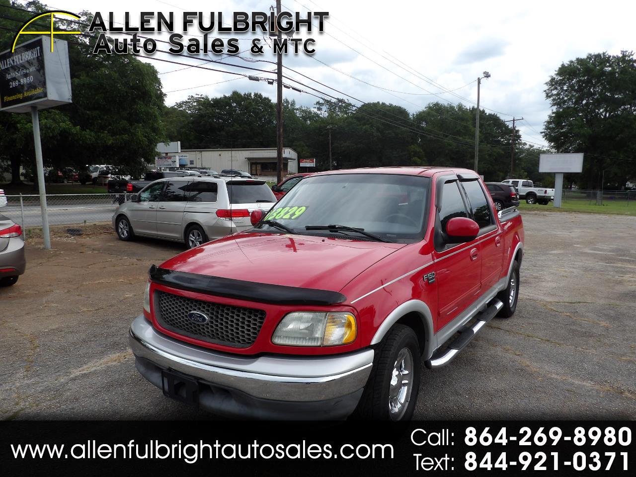 Used 2003 Ford F150 King Ranch SuperCrew 2WD for Sale in Greenville SC