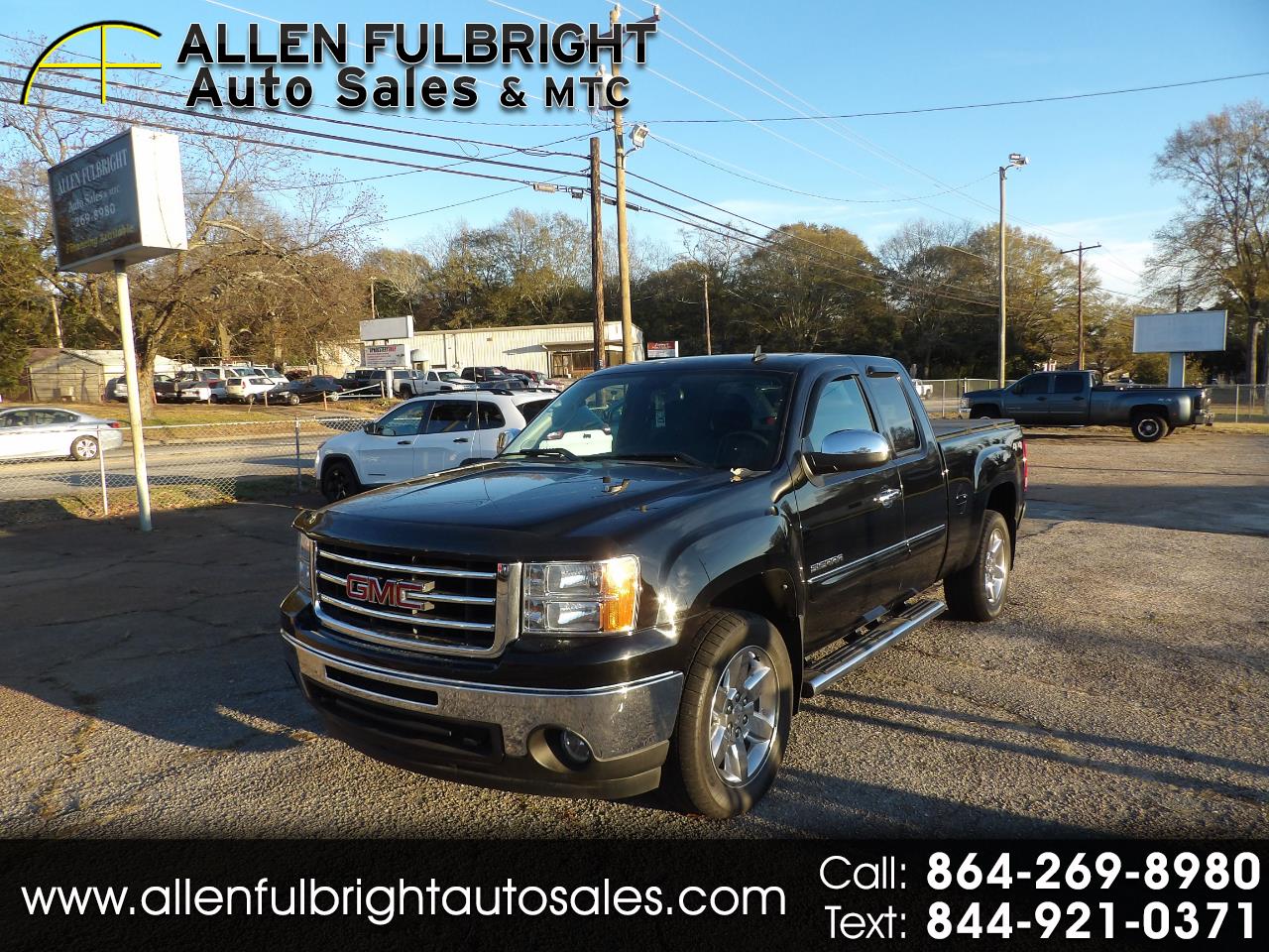 2012 GMC Sierra 1500 SLE Ext. Cab 4WD