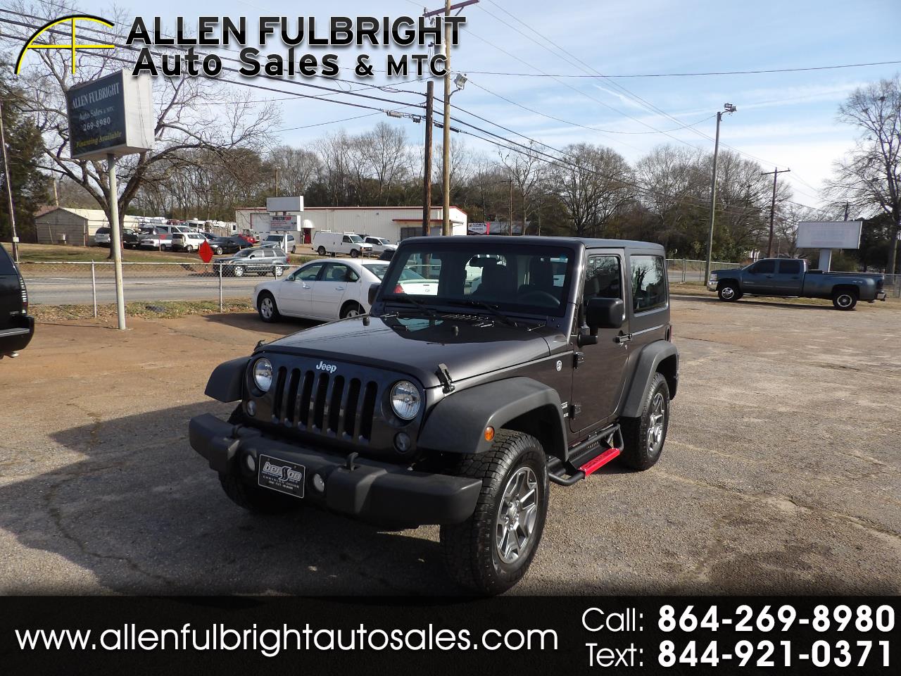 2016 Jeep Wrangler Sport 4WD