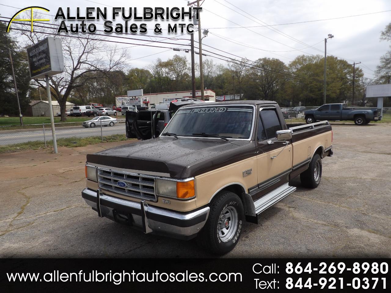 1988 Ford F-150 S Reg. Cab Short Bed 2WD