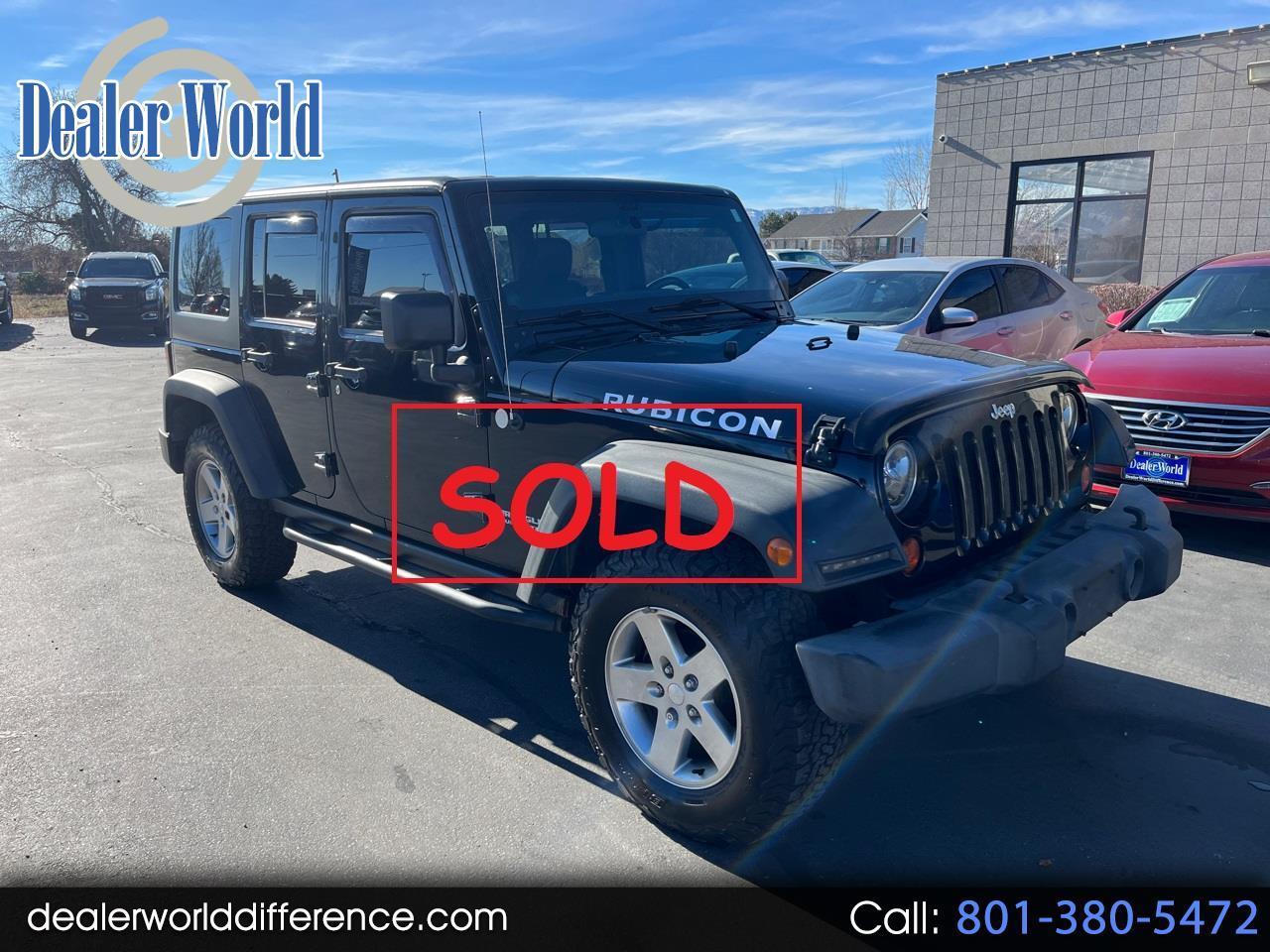 2012 Jeep Wrangler Unlimited Rubicon 4WD
