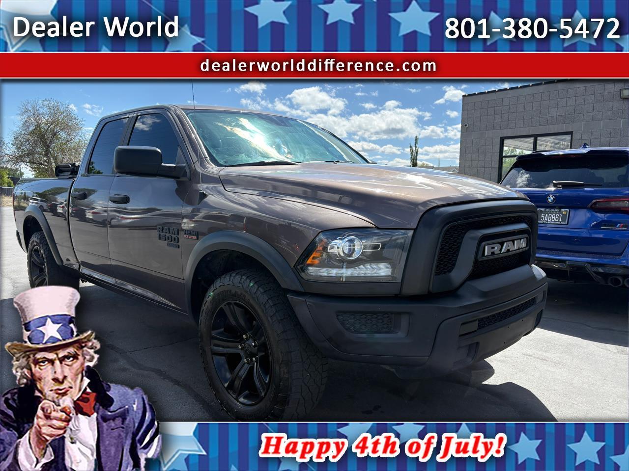 2021 RAM 1500 Classic Warlock 4x4 Quad Cab 6'4" Box