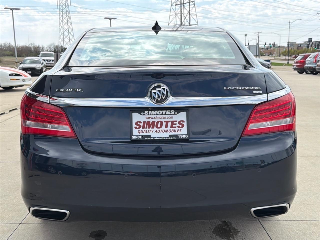 Buick LaCrosse Leather Package AWD 2016