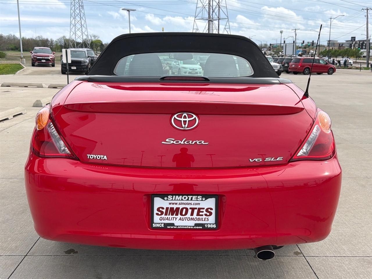 Toyota Camry Solara SLE Convertible 2006