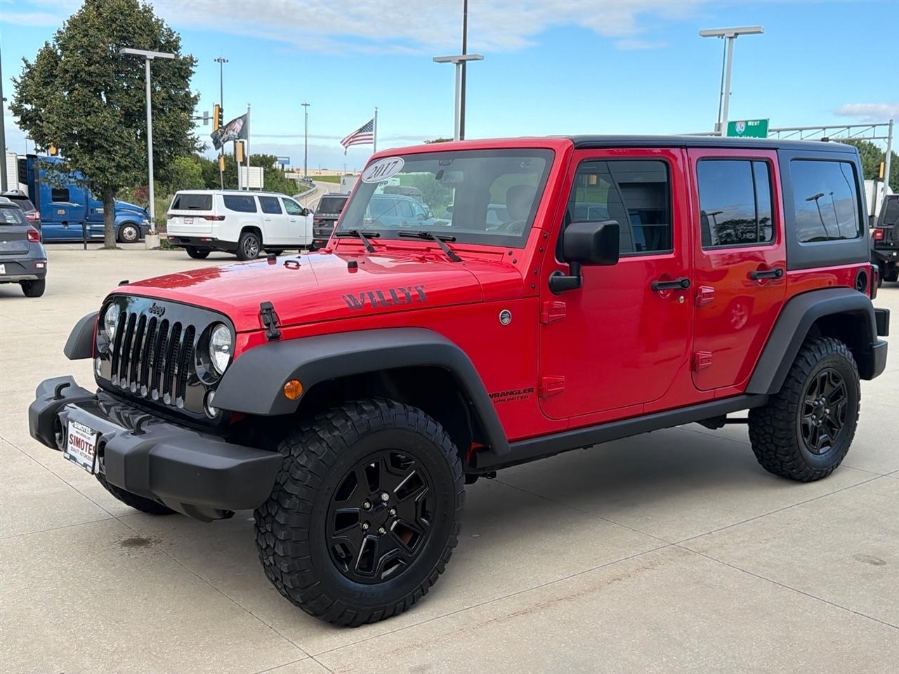 Jeep Wrangler Unlimited Willys Wheeler 4x4 2017