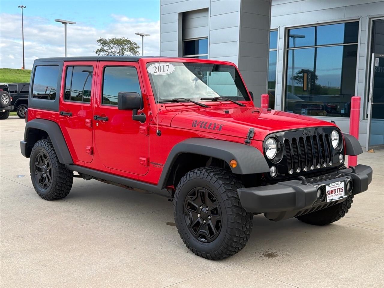 Jeep Wrangler Unlimited Willys Wheeler 4x4 2017