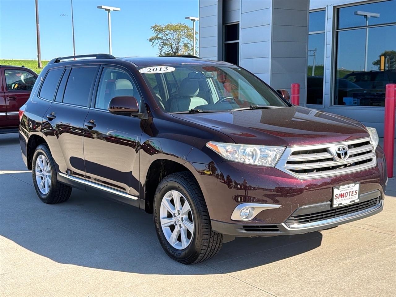 Toyota Highlander 4WD 4dr V6 (Natl) 2013