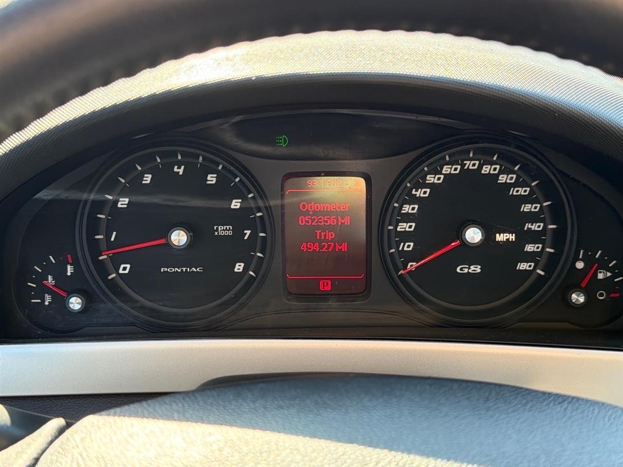 Pontiac G8 4dr Sdn 2009