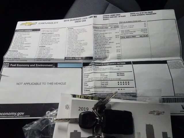 Chevrolet Silverado 2500HD 4WD Crew Cab 153.7" Work Truck 2019 Chevrolet Silverado 2500HD 4WD Crew Cab 153.7" Work Truck 2019