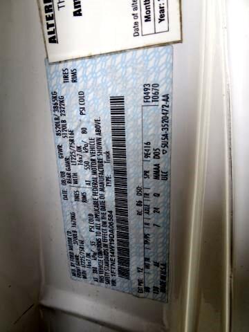 Ford Econoline Cargo Van E-150 Recreational 2009