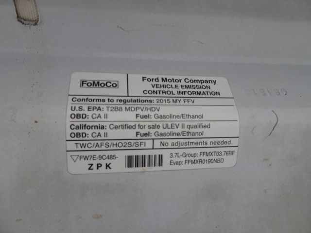 Ford Transit Cargo Van T-250 130" Low Rf 9000 GVWR Swing-Out RH Dr 2015