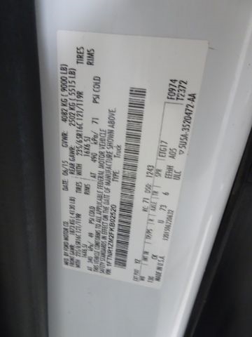 Ford Transit Cargo Van T-250 130" Low Rf 9000 GVWR Swing-Out RH Dr 2015