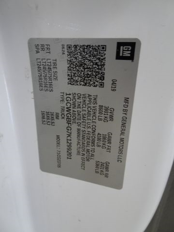 Chevrolet Express Cargo Van RWD 2500 155" 2019