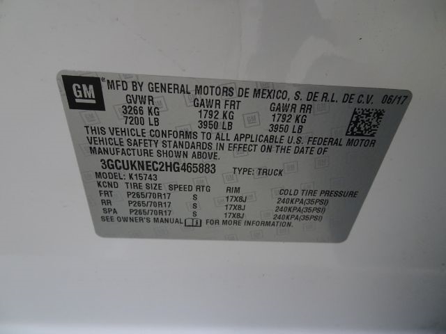 Chevrolet Silverado 1500 4WD Crew Cab 153.0" Work Truck 2017