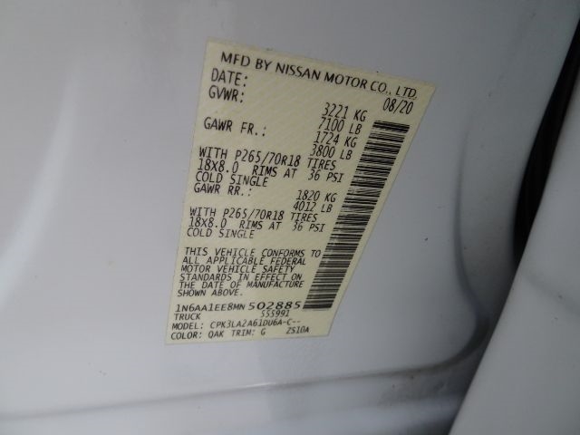 Nissan Titan 4x2 Crew Cab S 2021