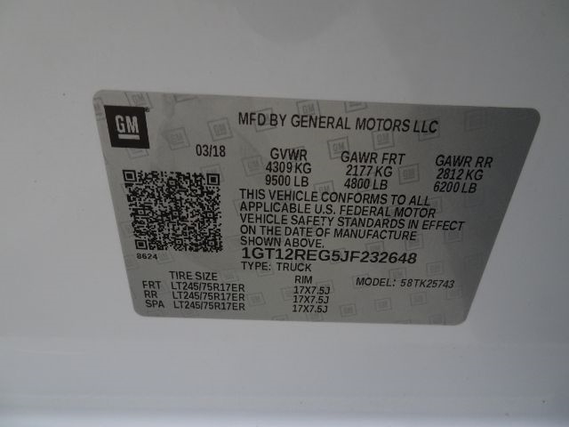 GMC Sierra 2500HD 4WD Crew Cab 153.7" 2018