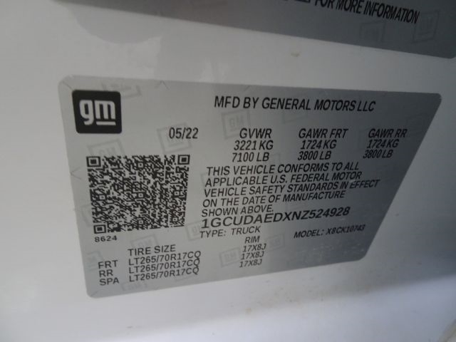 Chevrolet Silverado 1500 4WD Crew Cab 157" Work Truck 2022