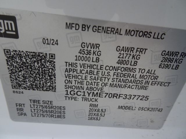 Chevrolet Silverado 2500HD 4WD Crew Cab 159" Custom 2024