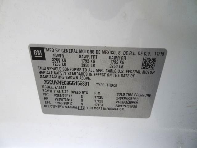 Chevrolet Silverado 1500 4WD Crew Cab 143.5" Work Truck 2016