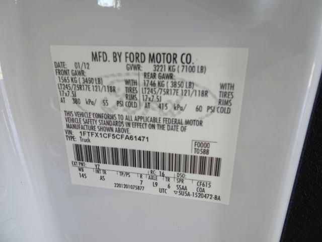 Ford F-150 2WD SuperCab 145" Lariat 2012