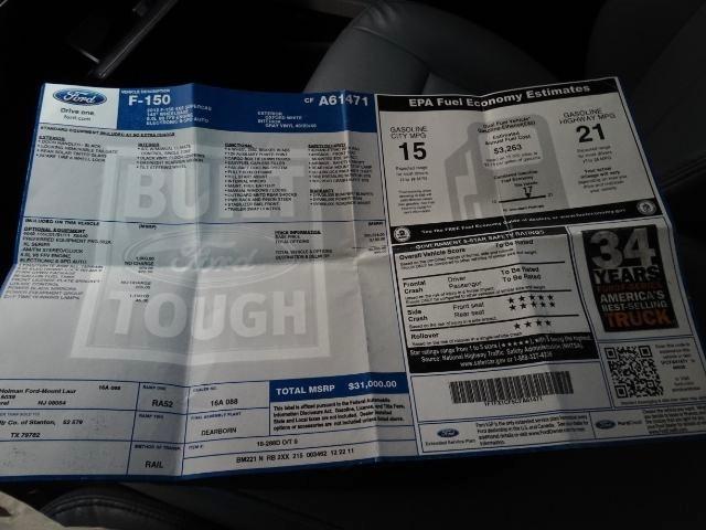 Ford F-150 2WD SuperCab 145" Lariat 2012